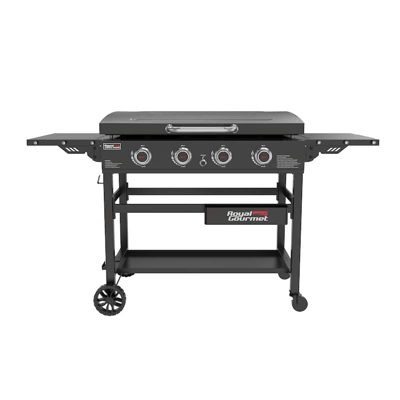 Royal Gourmet 35-Inch 4-Burner Gas Griddle with Hard Cover