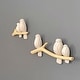 preview thumbnail 5 of 5, Crane Baby Perch Wall Decor - 2-PC.
