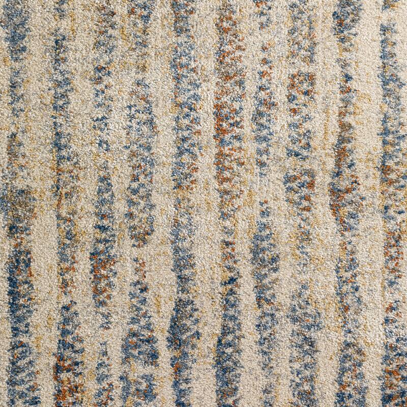 Addison Barkley Distressed Geometric Wheat 1'8" x 2'6" Accent Rug