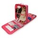 preview thumbnail 9 of 12, Badger Basket Double Trolley Doll Carrier with Two Sleeping Bags and Pillows - Pink/Star