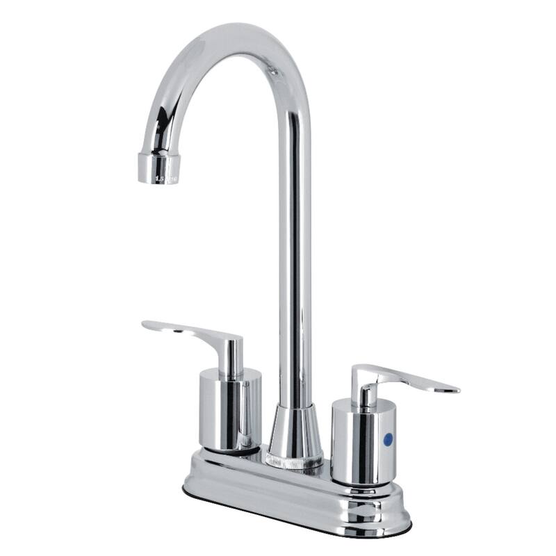 Kingston Brass Serena Centerset 4 in. Centerset Bar Faucet - Polished Chrome