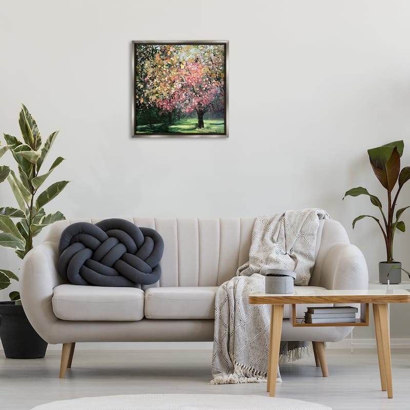 Stupell Timeless Vivid Foliage Framed Floater Canvas Wall Art Design By Meredith Howse
