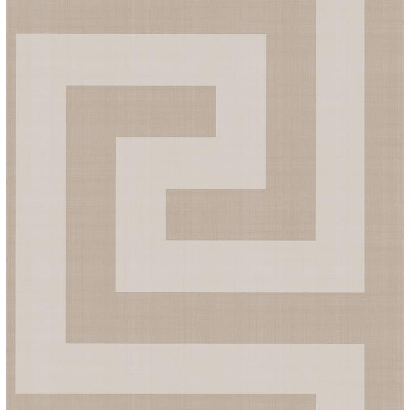 Seabrook Designs Vogue Greek Key Unpasted Wallpaper