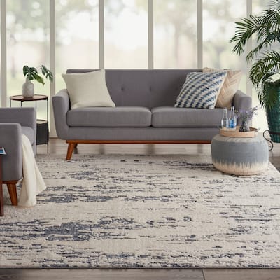 Nourison Textured Contemporary Abstract Area Rug