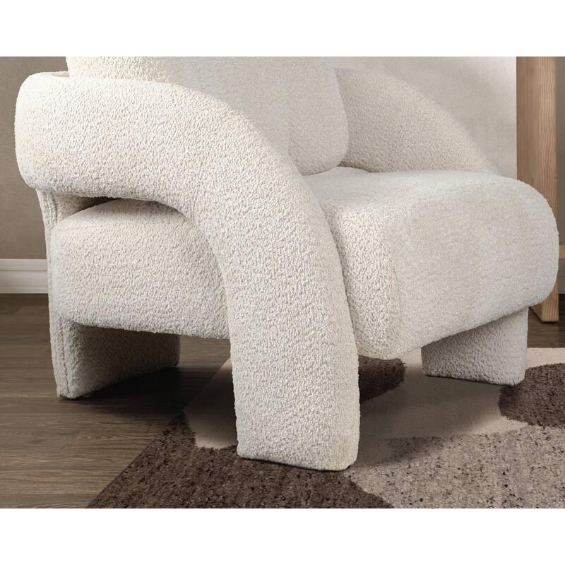 Classic Home Salino Upholstered Fabric Lounge Accent Chair