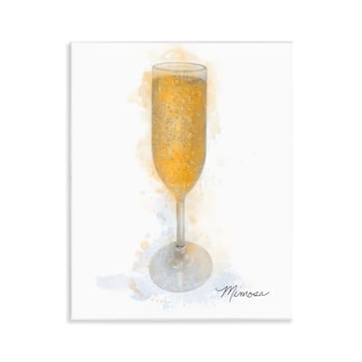 Stupell Gleaming Mimosa Glass Wall Plaque Art Design By Matthew Piotrowicz