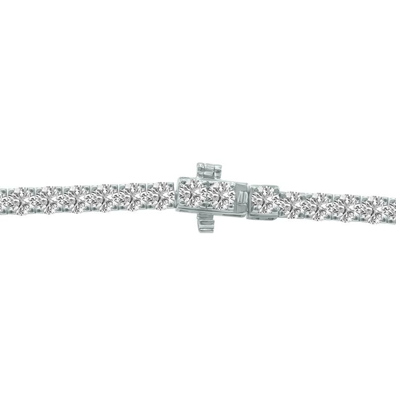 Marquee 9 Carat TW Lab Grown Diamond Tennis Bracelet in 14K White Gold