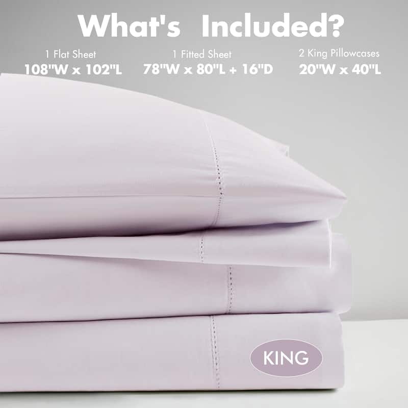 Madison Park 500 Thread Count Egyptian Cotton Deep Pocket Sheet Set