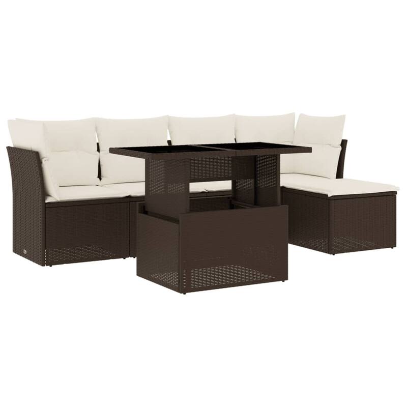 6-Piece Modular Garden Sofa Set