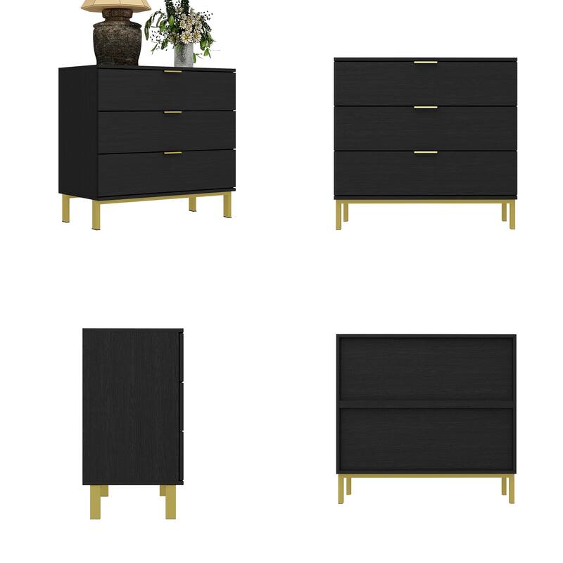 3-Drawer Dresser for Displaying & storage