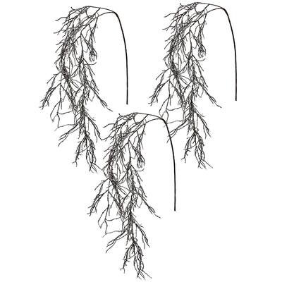 39" Iced Twig Hanging Spray
