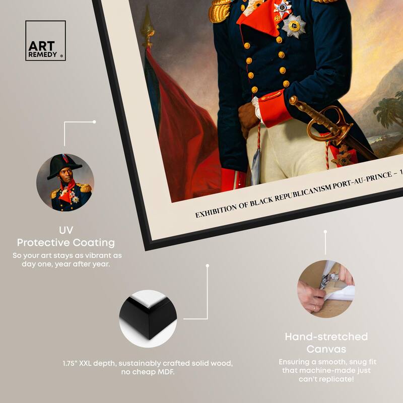 Toussant Louverture Canvas by Art Remedy