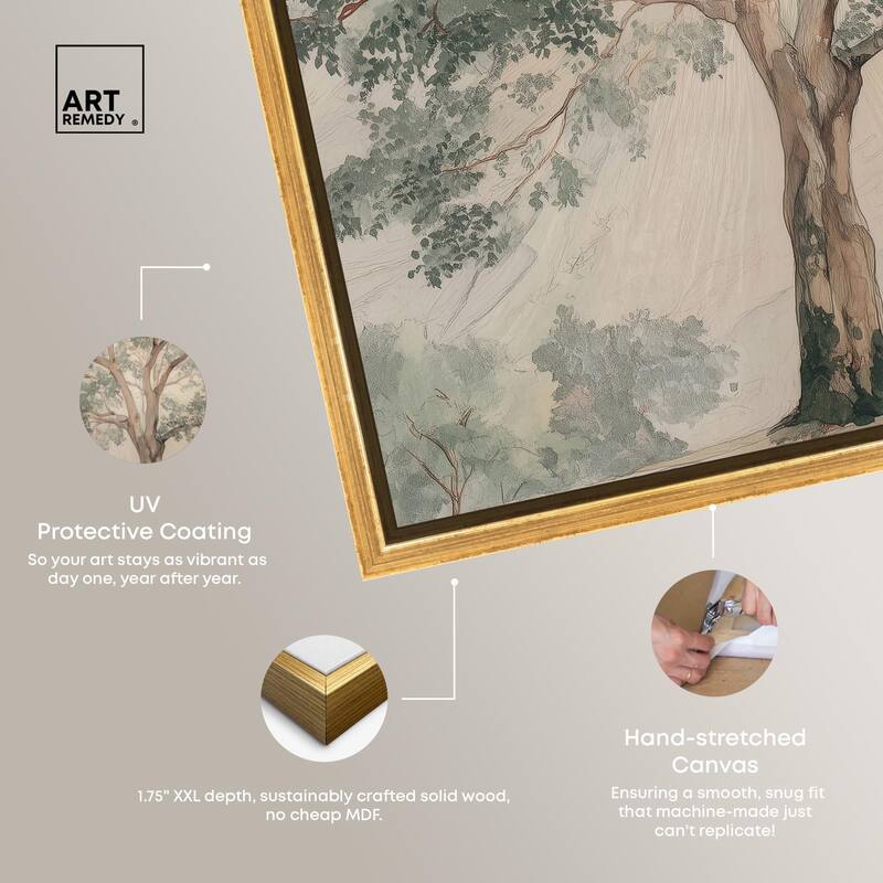 Emanating Branches I Canvas by Art Remedy