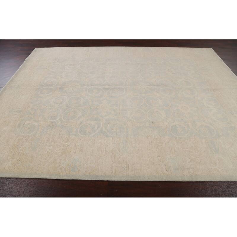 Vegetable Dye Muted Khotan Turkish Oriental Wool Area Rug Hand-knotted - 7'10" x 10'3"