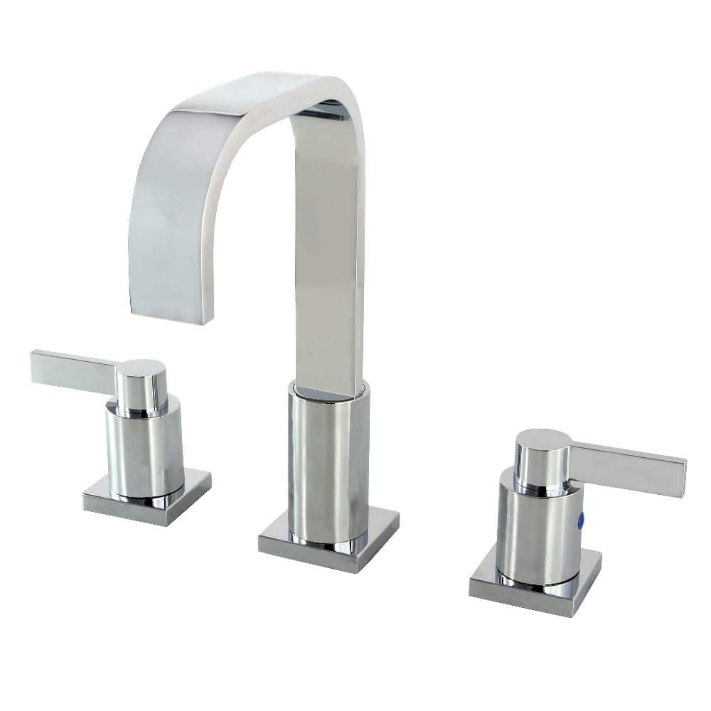 Kingston Brass NuvoFusion 1.2 GPM Widespread Bathroom Faucet with