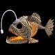 preview thumbnail 5 of 5, Halloween Fish Skeleton with LED Eye