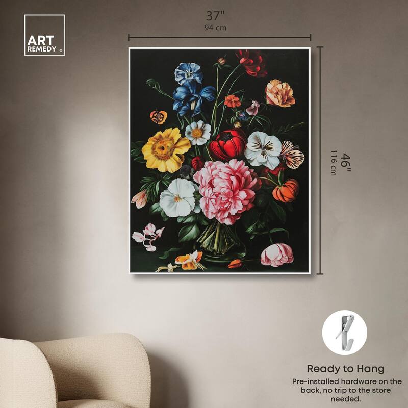 Violet Vignette I Canvas by Art Remedy