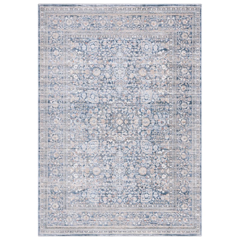 SAFAVIEH Harlow Lissa Vintage Distressed Rug - 8' x 10' - Ivory Blue/Grey