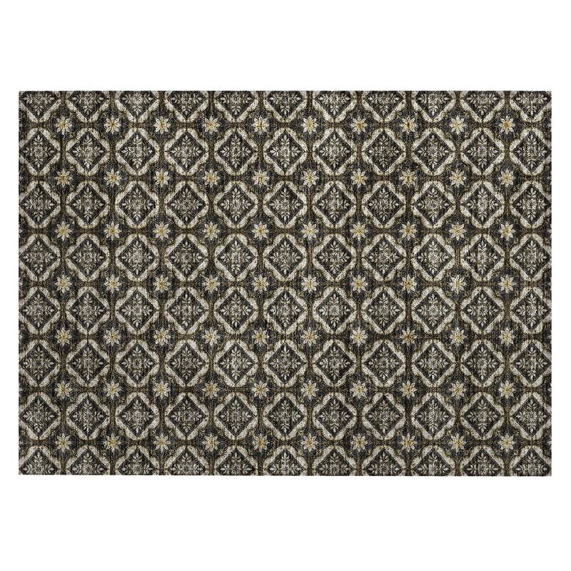 Machine Washable Indoor/ Outdoor Contemporary Granby Chantille Rug
