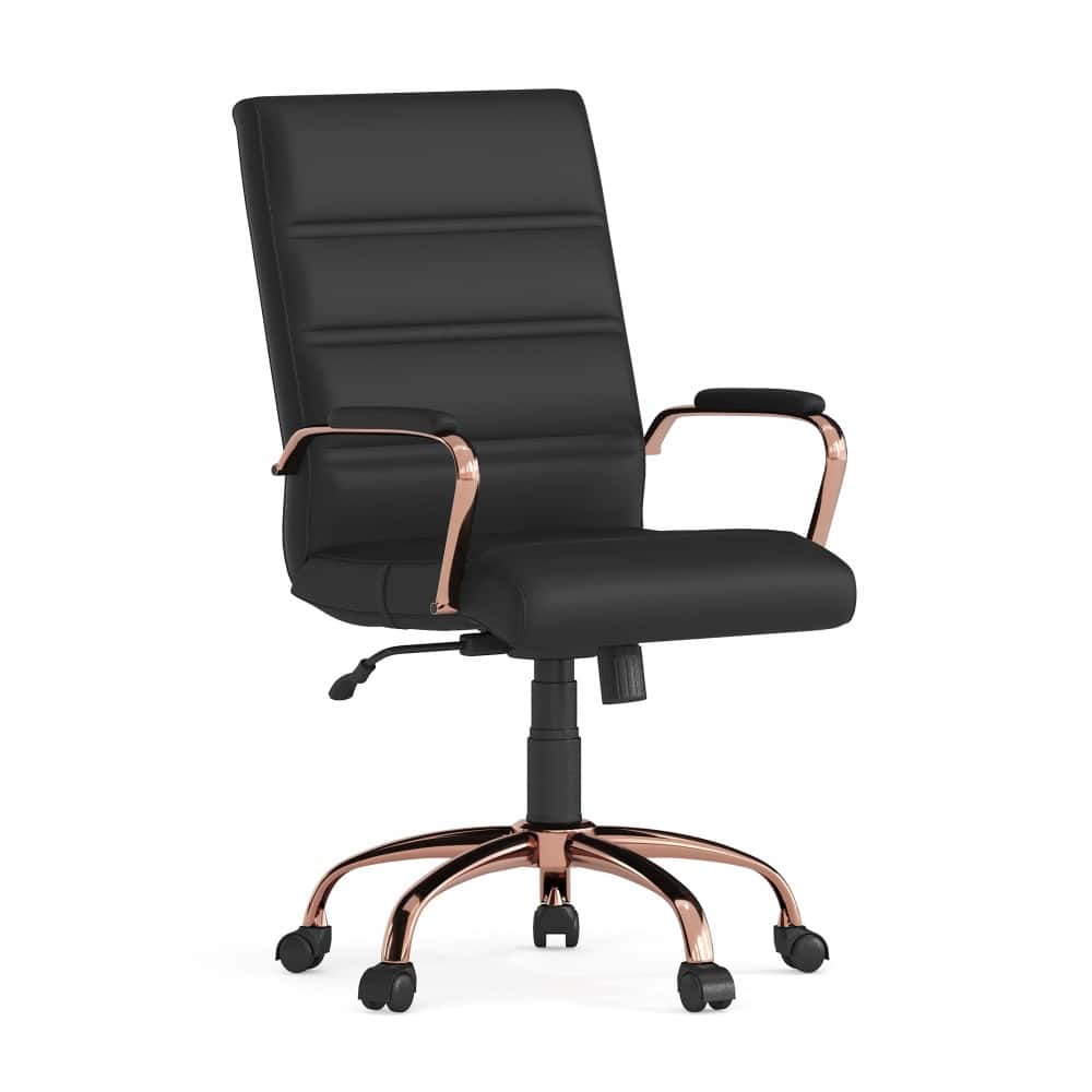 Option Black LeatherSoft/Rose Gold Frame