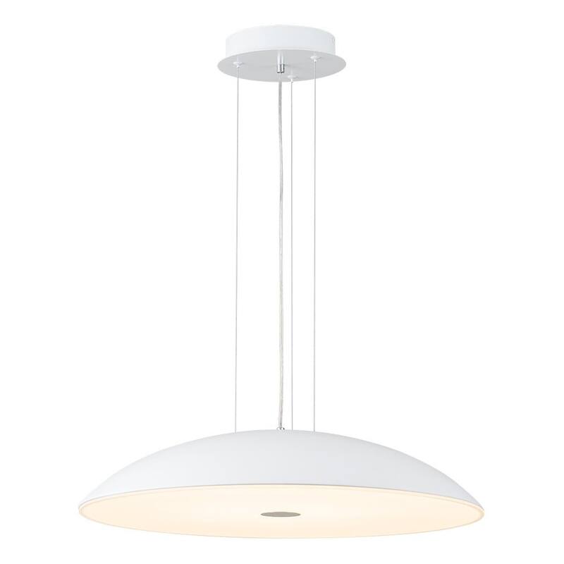 Contemporary Dimmable LED 23.6in Saucer Dome Pendant Light