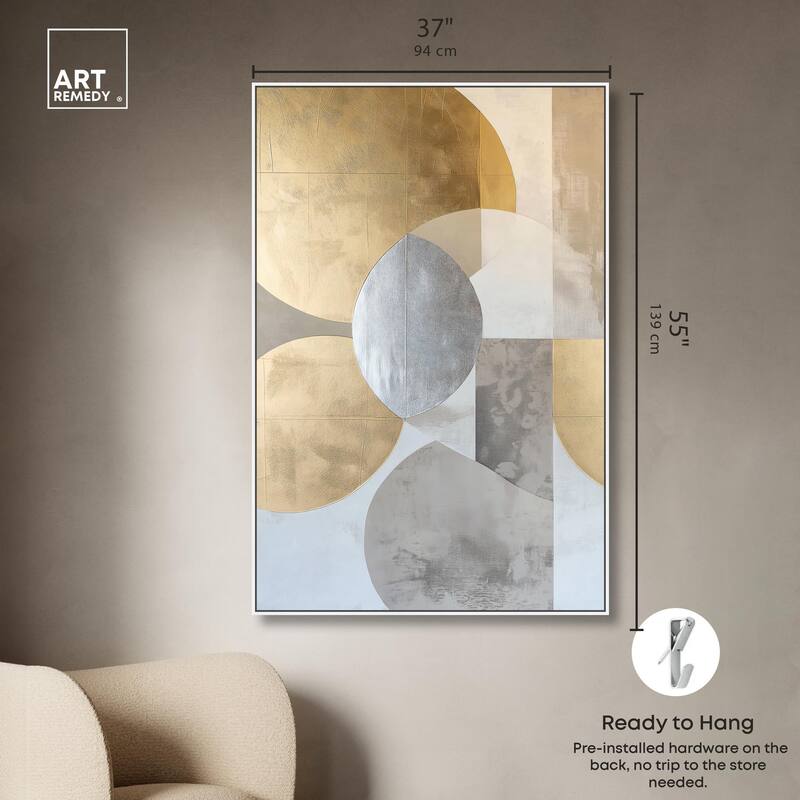 Golden Sequence I Canvas by Art Remedy