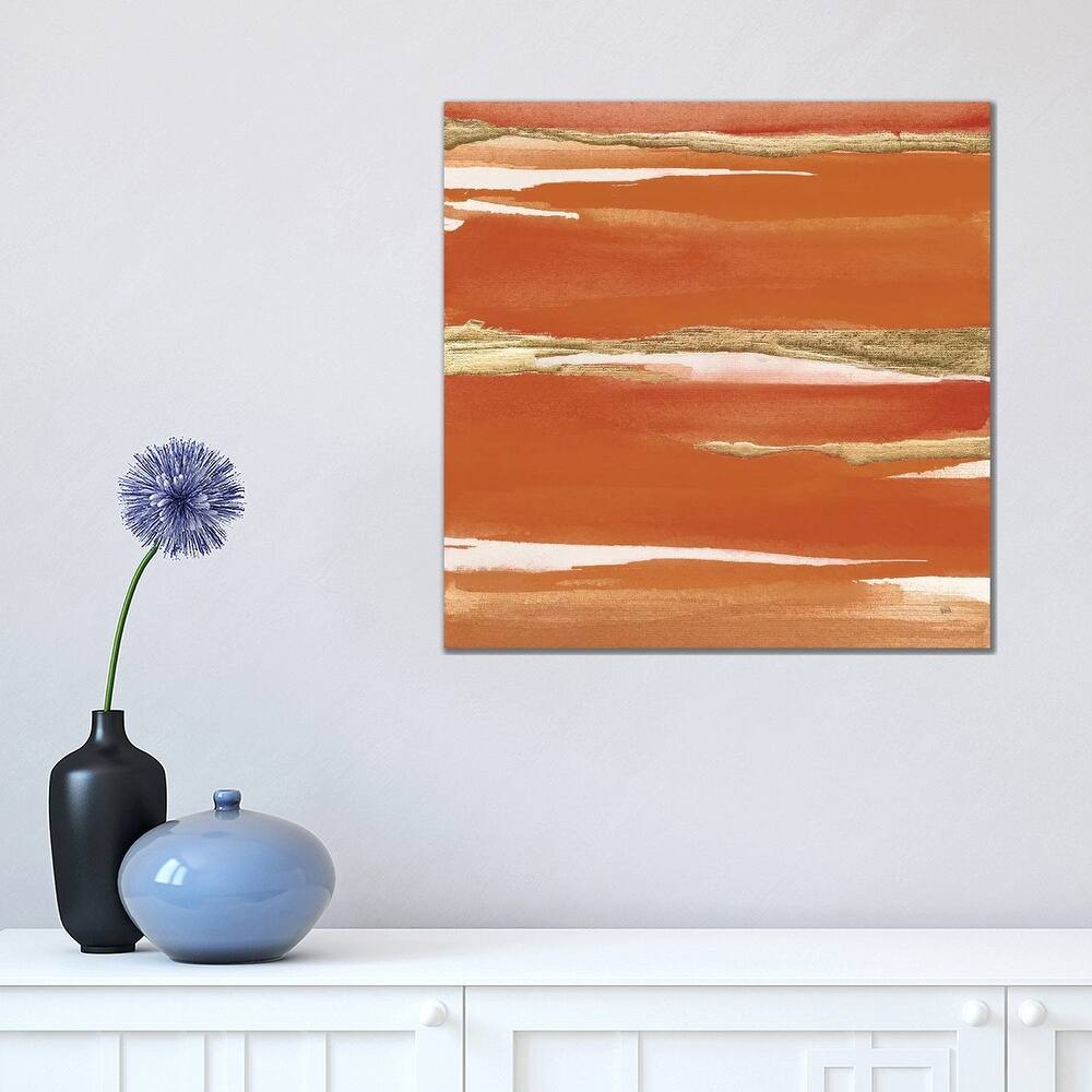 iCanvas "Gilded Mandarin I Burnt Orange" by Chris Paschke Canvas Print