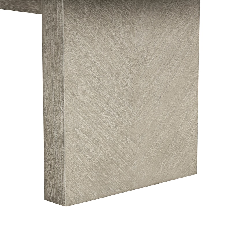 Furniture of America Yetaria Modern Farmhouse Natural 94-inch Wood Extendable Dining Table