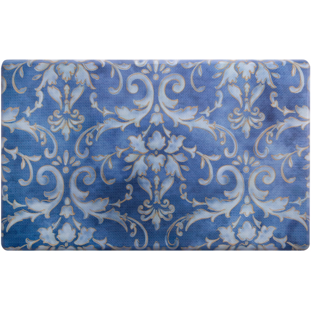 SoHome Cozy Living Watercolor Damask Anti-Fatigue Kitchen Mat