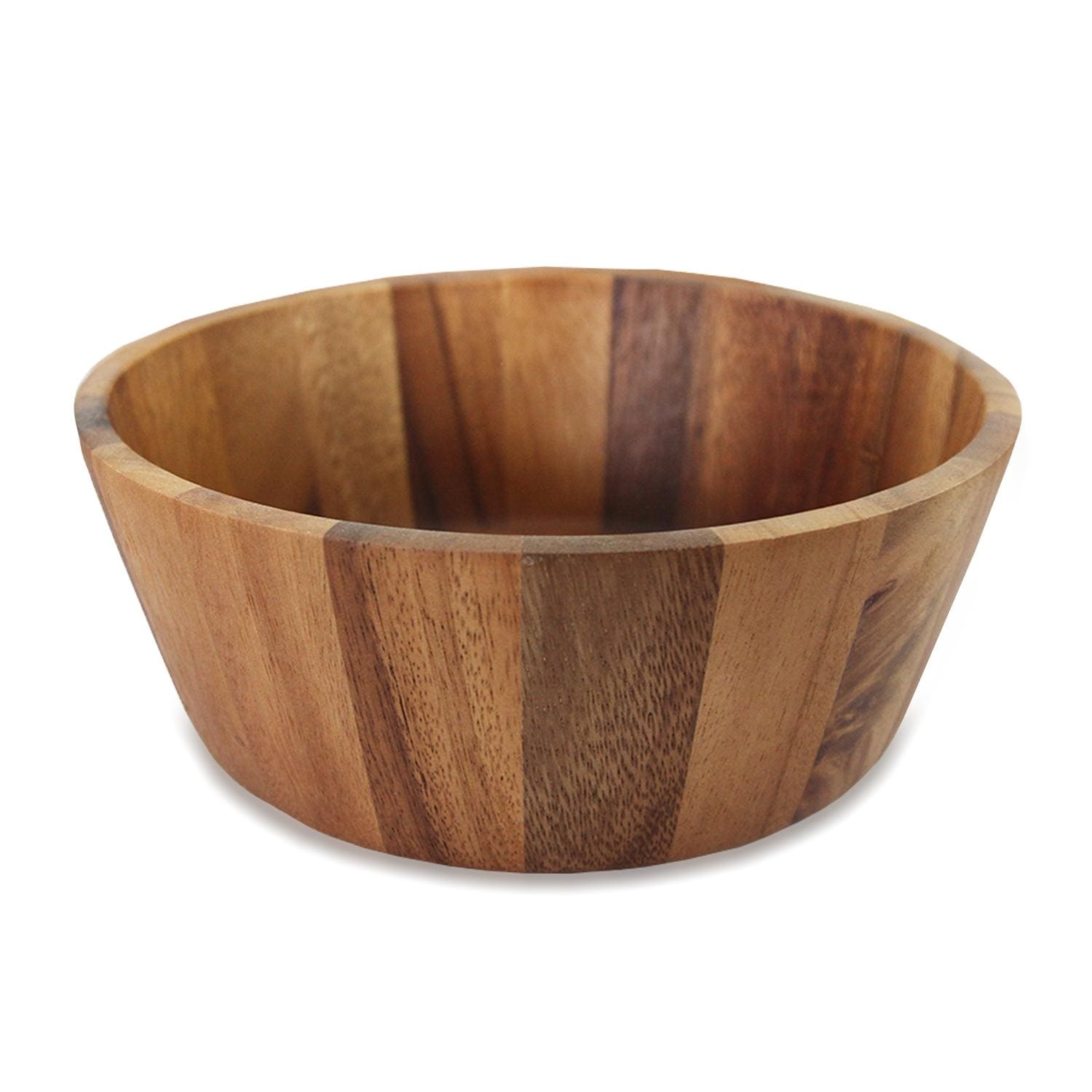 Red Vanilla Acacia Wood Salad Bowl 10