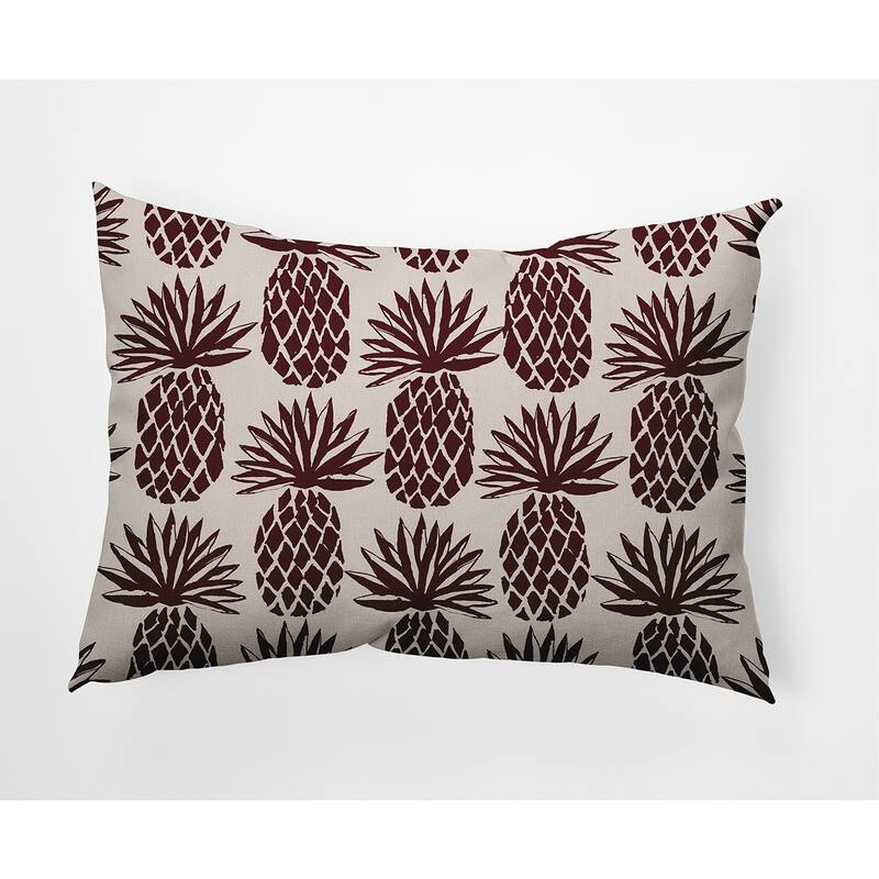 Pineapple Stripes Decorative Throw Pillow