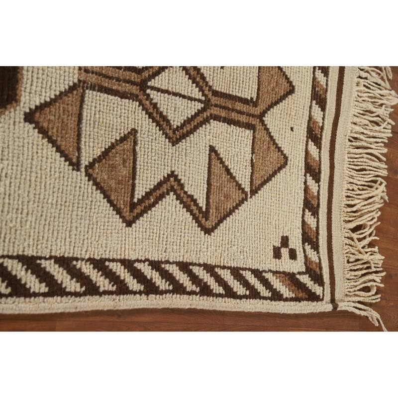 Anatolian Turkish Runner Rug Handmade Hallway Wool Carpet - 3'1"x 11'2"