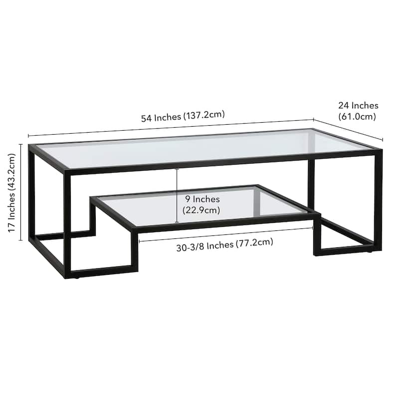 Athena 45" Wide Rectangular Coffee Table