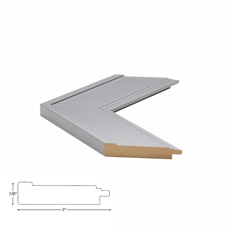 Frame My Mirror Dark Grey Framed Wall Mirror, Porter