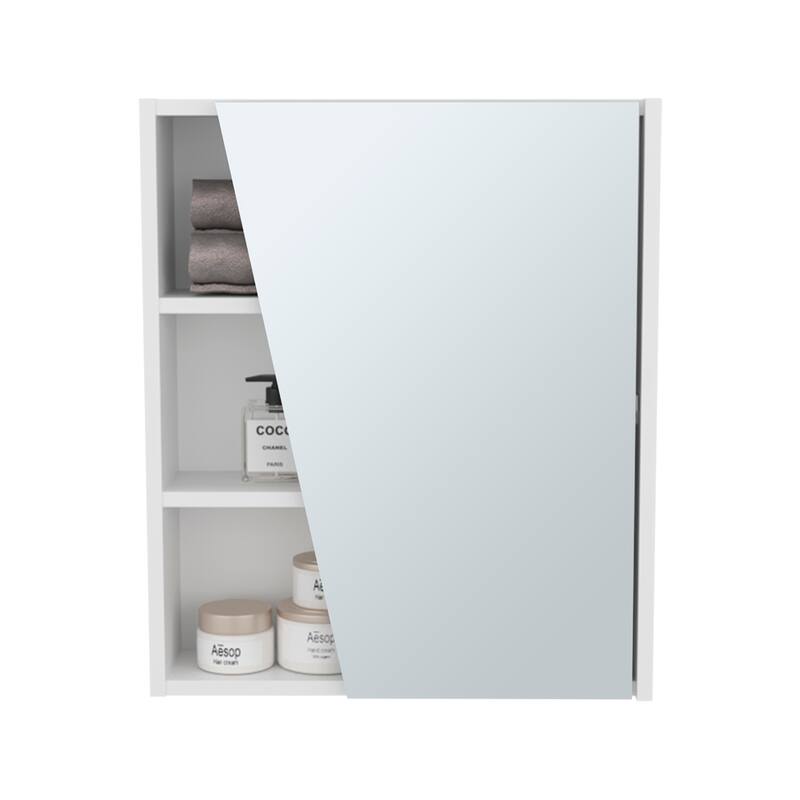 Modern Medicine Cabinet with Mirror for Bathroom Storage