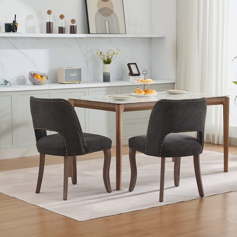 Modern Farmhouse Dinner Chair,Set of 2