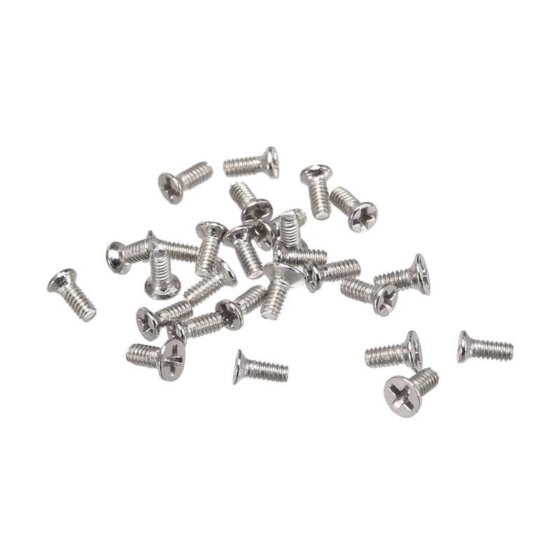 Small Machine Machine Screws Tiny Screws Phillips Flat Head Carbon Steel Machine Screws, 350pcs ...