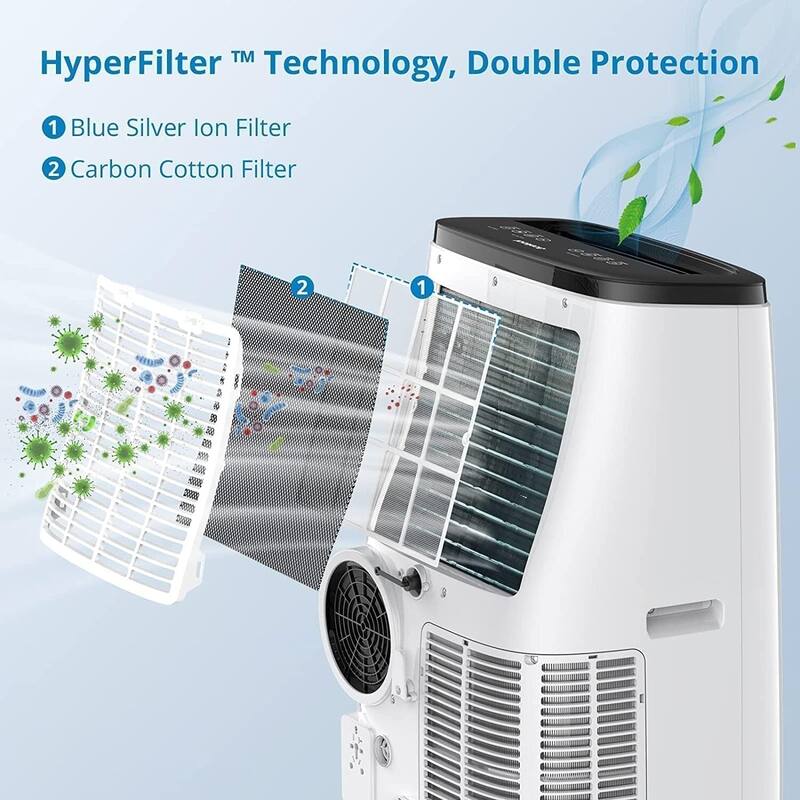 15000 Btus Portable Air Conditioner Cools Up to 850 Sq.ft. - N/A