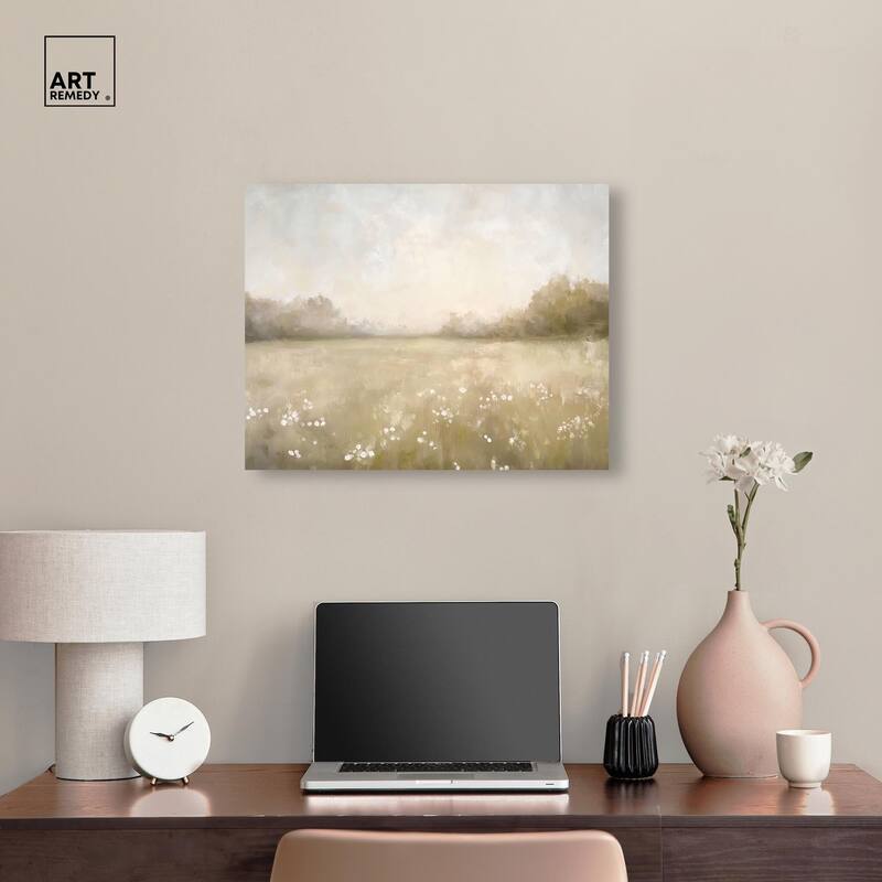Peaceful Expanse Canvas by Art Remedy, Gallery Wrapped