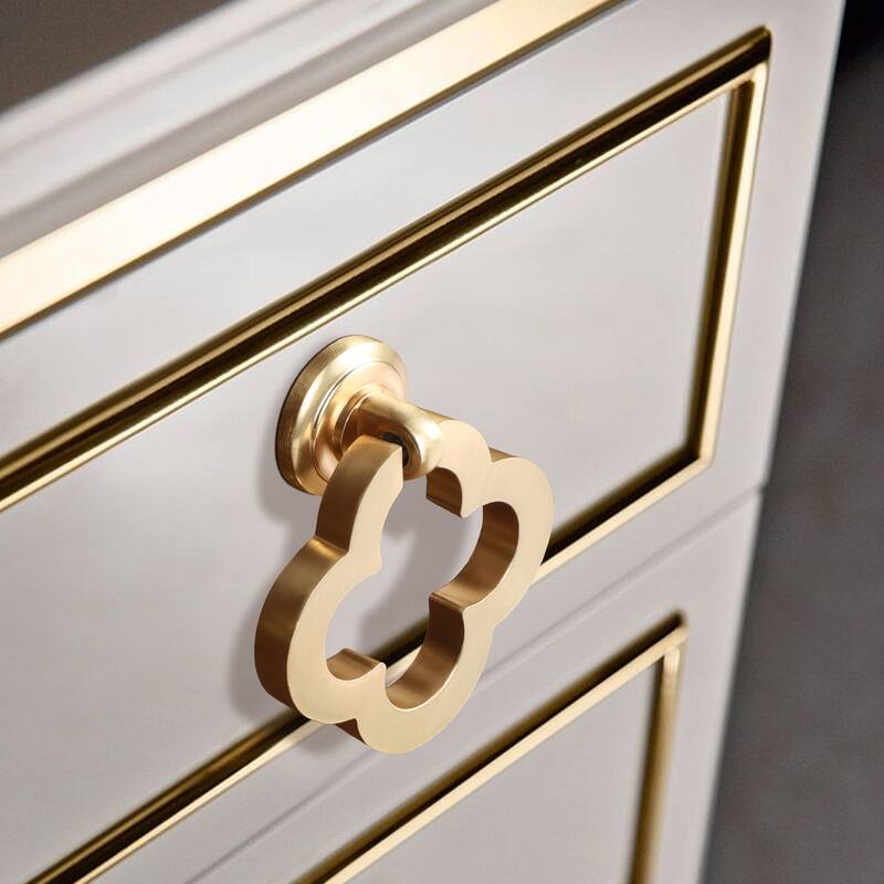 2/6Pcs Drawer Ring Pulls Dresser Knobs Kitchen Handle