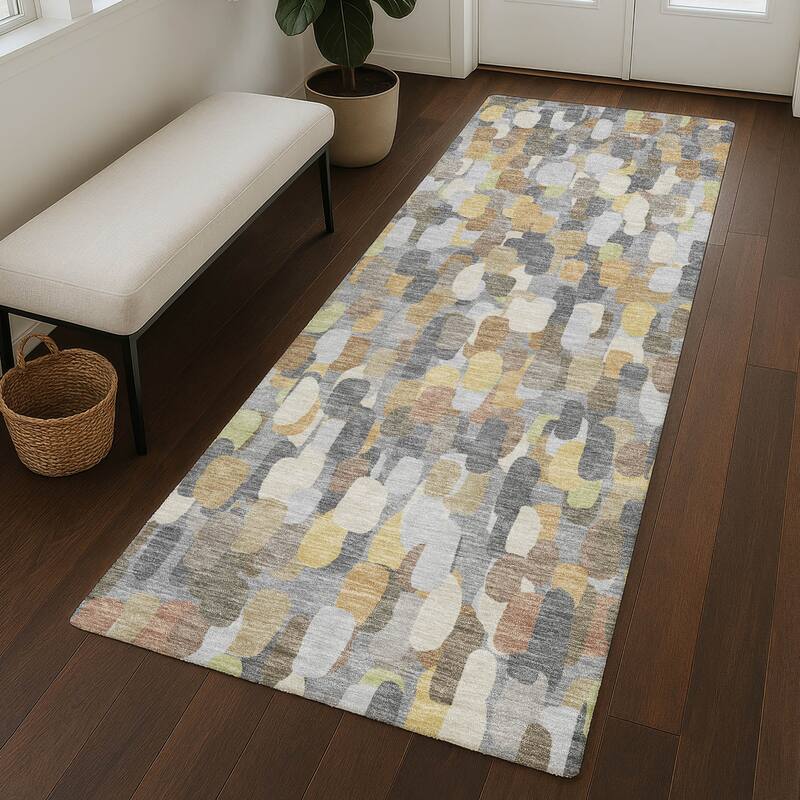 Machine Washable Indoor/ Outdoor Contemporary Drew Chantille Rug