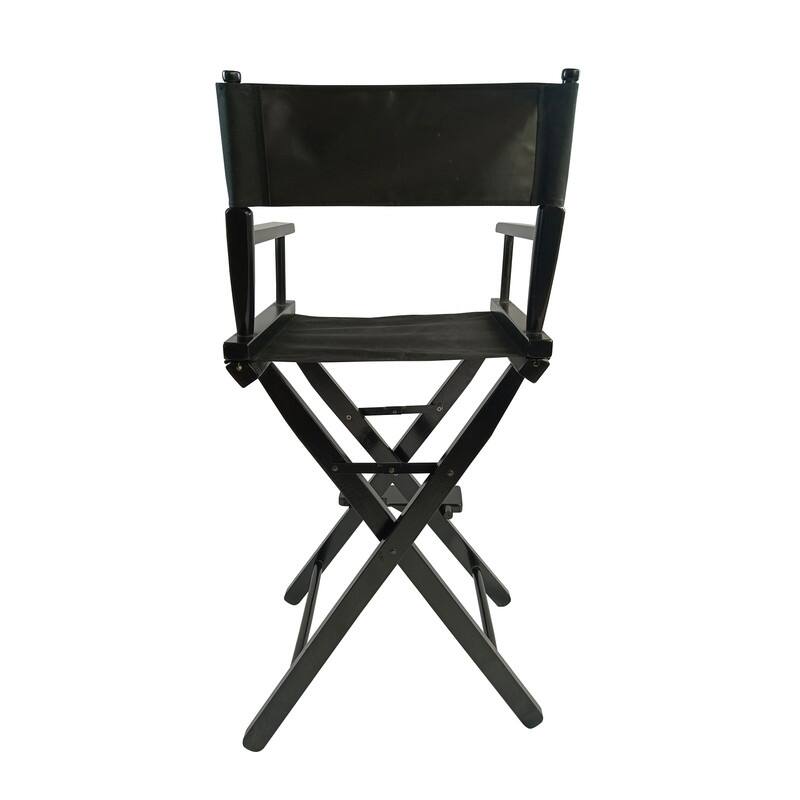 Casual Home 2-Piece Black Director's Chair Set - Foldable & Portable