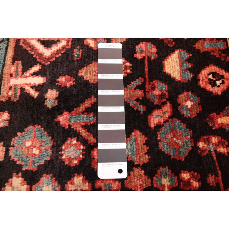 ECARPETGALLERY Hand-knotted Anadol Black Wool Rug - 4'5 x 7'5