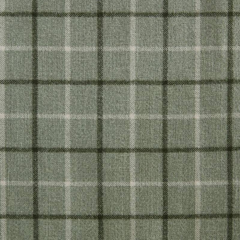 Plaid Rod Pocket and Back Tab Curtain Panel with Fleece Lining