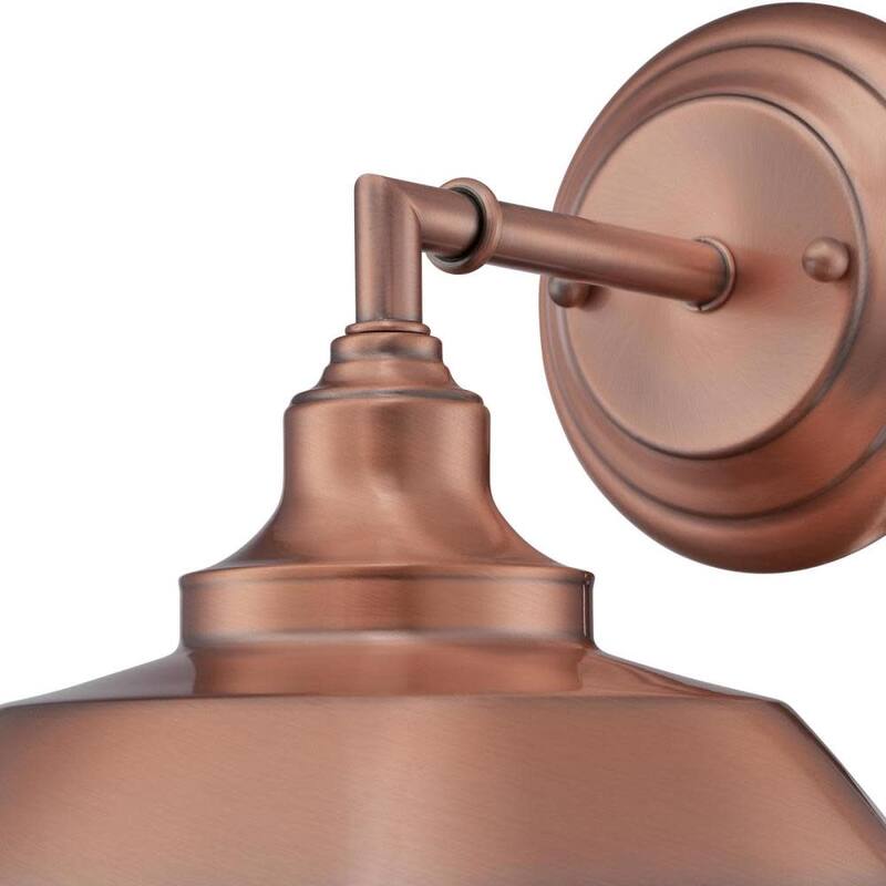 Roseto Red Deer Single Light 8" Tall Wall Sconce