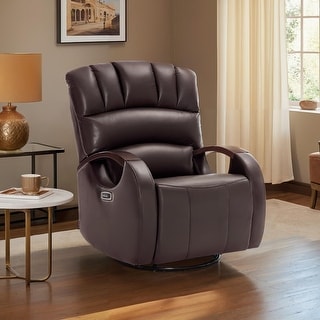 MCombo Power Swivel Glider Rocker Recliner with Adjustable Headrest for ...