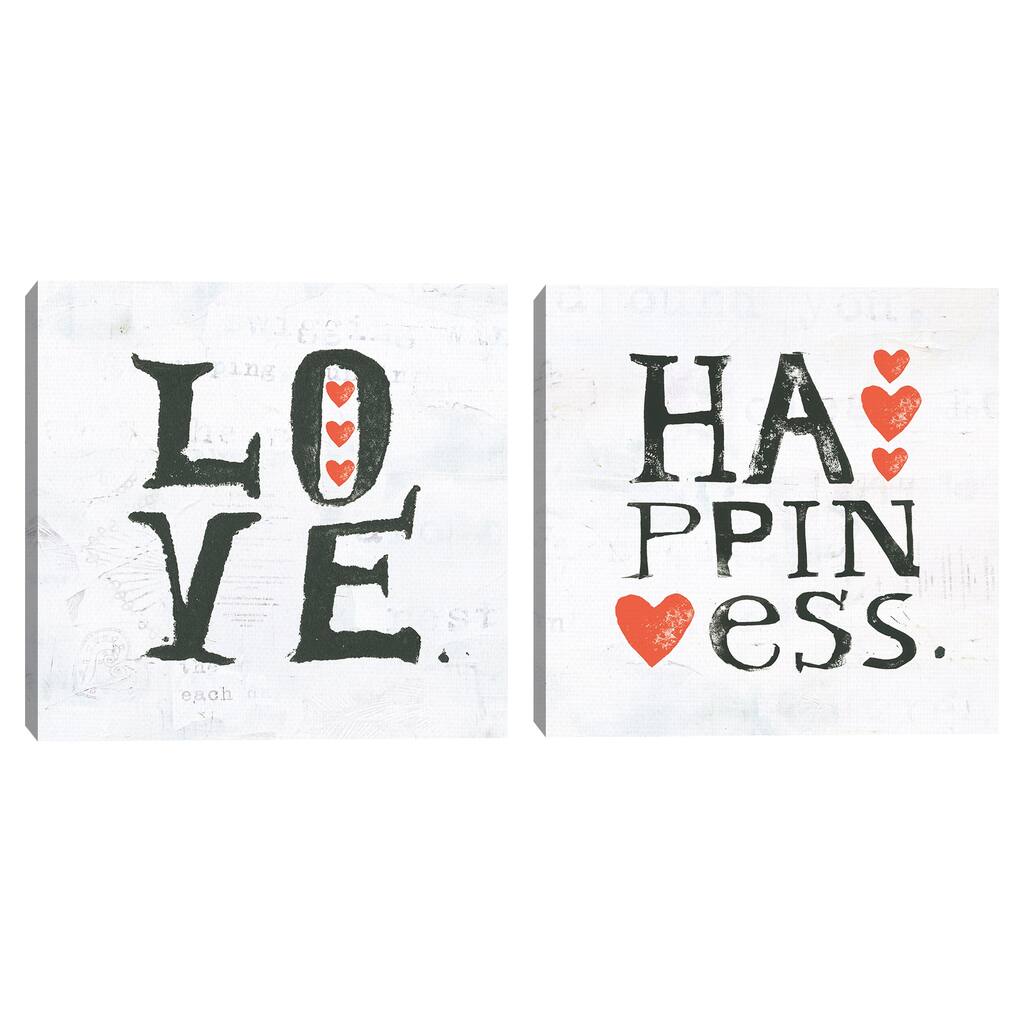 Happiness, Love Canvas Art Prints