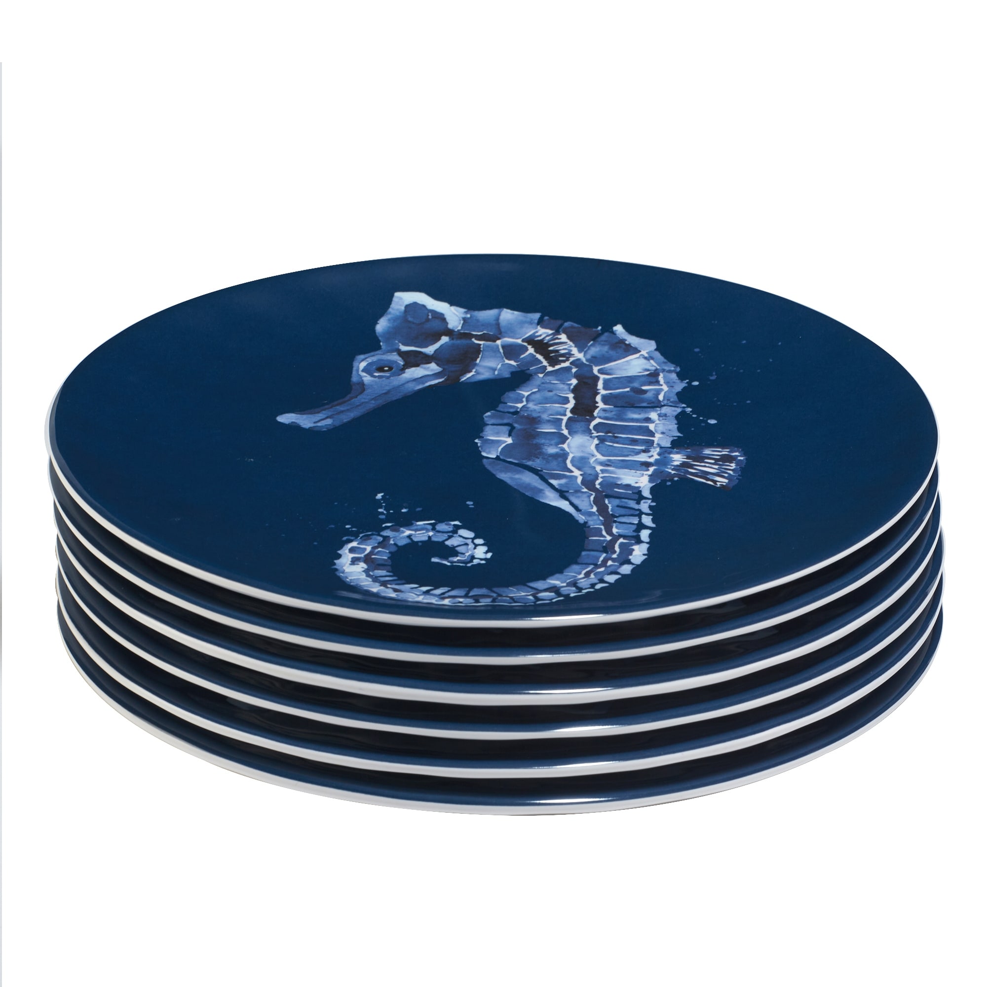 Certified International Sea Life Salad Plate - Thumbnail 4