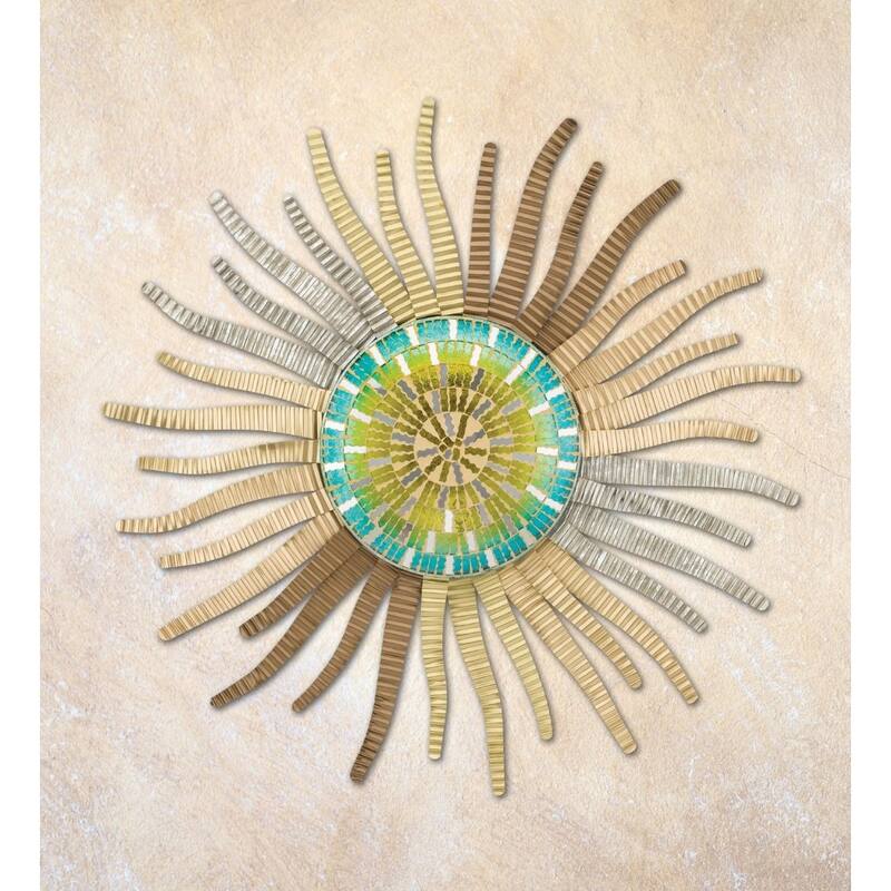 Wavy Sun Wall Decor 30"