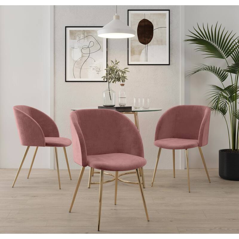 Silver Orchid Harding Upholstered Dining Chairs (Set of 2)